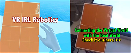 Virtual Reality IRL Robotics